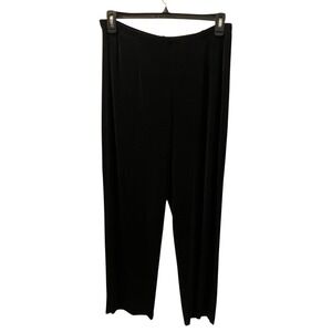 Coldwater Creek Pants XL Slinky Knit Travel Pull On Elastic Waist Dressy